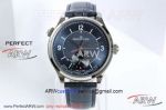 TF Factory Jaeger LeCoultre Master Geographic Dark Blue Sector Dial 42mm Copy 939B1 Automatic Watch 